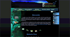 Desktop Screenshot of malinalcodesconocido.org