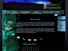 Tablet Screenshot of malinalcodesconocido.org